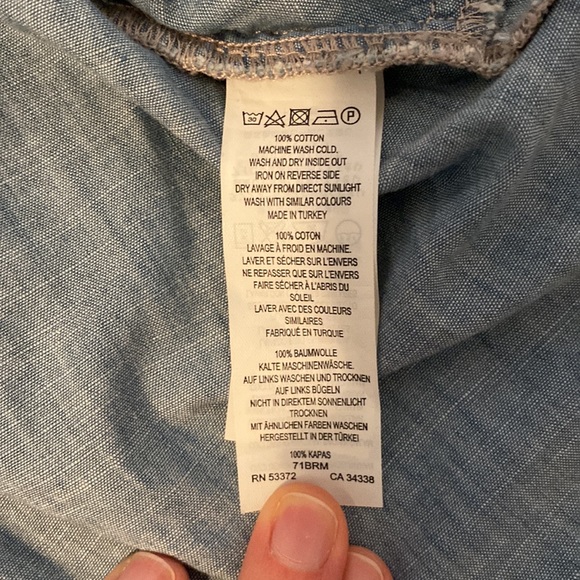 FC Jeans Chambray Fit and Flare Cutout Dress - Picture 5 of 5